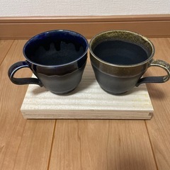 コップ　陶器　ペアの画像