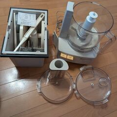 某有名メーカーフードプロセッサー&ケース付きオプションパーツセット（初期型）