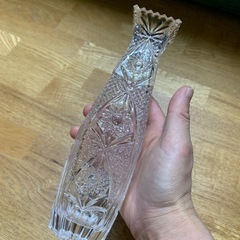 アデリアクリスタルガラス  石塚硝子  花瓶  花器の画像
