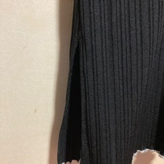 リブフレアレギンスパンツ　　XLの画像