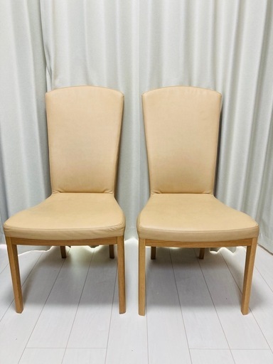 商談中　karimoku カリモク　ハイバックチェ2脚セット
