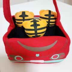 【未使用】しまじろう
なかよしファミリー＆おでかけカーバッグの画像