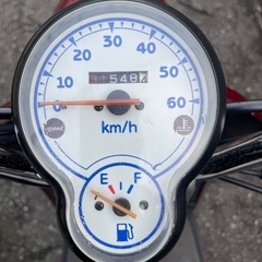 原付　ジョルノ　赤の画像