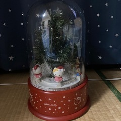 雪降る ファイバー クリスマスツリー 50cm の画像