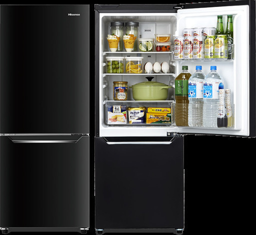 Hisense2ドア冷蔵庫150L