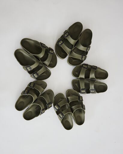 BIRKENSTOCK アリゾナ EVA サンダル カーキ 5足セット  24.5cm（1）、25cm（2）、27cm（2）