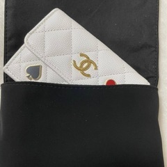 新品未使用 CHANEL シャネル お財布 小銭入れ コインケース お札 ギフト クリスマスプレゼント ハートスペード 可愛い 人気 ウォレット小物の画像