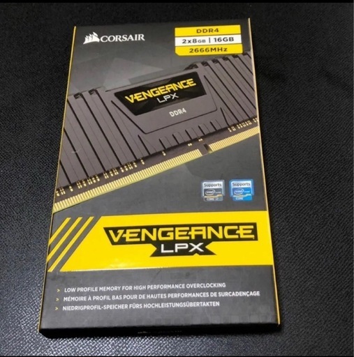 CORSAIR DDR4メモリ 2×8GB 16G 2666MHz