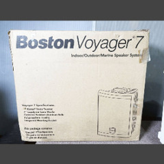 テスト済！Boston Acoustic　Voyager7  全天候型スピーカーレア　白ペアの画像