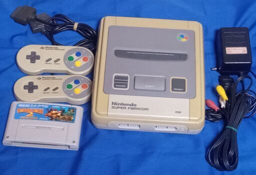 スーパーファミコン本体一式セット　名作ソフト１本　動作確認済み