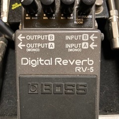 【ケース付】エフェクター 4点セット Big Muff, Digital Reverb, Sansamp Bass Driver, Chromatic Tunerの画像