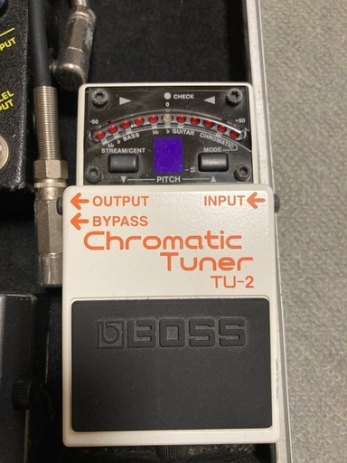 【ケース付】エフェクター 4点セット Big Muff, Digital Reverb, Sansamp Bass Driver, C