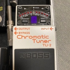 【ケース付】エフェクター 4点セット Big Muff, Digital Reverb, Sansamp Bass Driver, Chromatic Tunerの画像