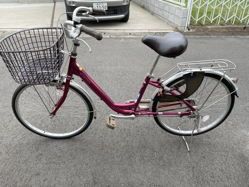 アルエットU] 4インチ 自転車 アルミ/変速なし(ディープワイン)