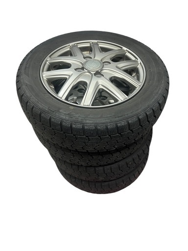 155/65/13 PCD100　アルミホイール　タイヤセット