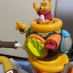 くまのプーさん三輪車　アイデス　ポップンカーゴ三輪車　　の画像