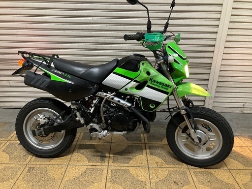 【Kawasaki】KSR110  グリーン　オフロードバイク