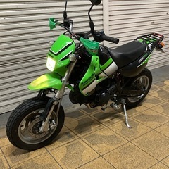 【Kawasaki】KSR110  グリーン　オフロードバイク
