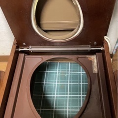 ポータブルトイレ 木製 ベージュ【54450円の商品】家具調　Uchieの画像