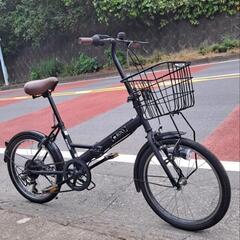 折り畳み自転車 MARUISHI 6段ギア付き　の画像