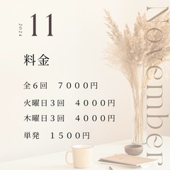 11月大分市府内町フィットネスサークル美健体の画像