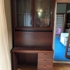 民芸家具調デスクを無料で差し上げます！の画像