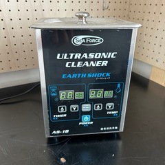 美品 シーフォース 超音波洗浄器 アースショックmini AS-18 定価19800円 ウルトラソニッククリーナー 彫金 宝飾 金属加工の画像