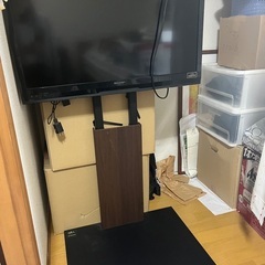 32インチテレビとスタンドのセット
