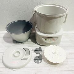 動作品/ZOJIRUSHI/象印/力もち/家庭用/マイコン/もちつき機/BS-DA55/容量:2升/調理器具/パン/生パスタ/うどん/茶碗蒸し/赤飯/E0DY0101の画像