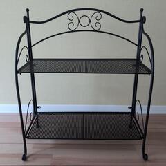 折りたたみできるスチールラックの画像