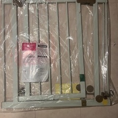 ベビーゲート　日本育児　メタルゲイト　アイボリーの画像