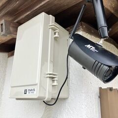 防犯カメラの設置＆コンセント工事