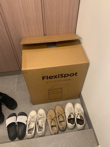 【新品未使用】Flexispot オフィスワゴン/キャビネット/袖机 CB2 ブラック