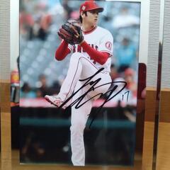 大谷翔平 35000円を29000円に大幅値下げサインボール 額付き写真 の画像