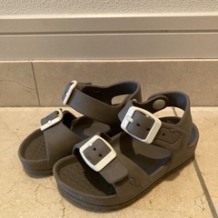 キッズサンダル　15.0 チャコールの画像