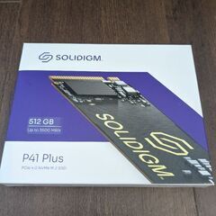 本日引取限定　未使用品　ソリダイム P41 Plus 512GB