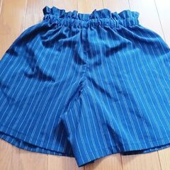【処分】☆こども服☆ストライプキュロットスカート☆の画像