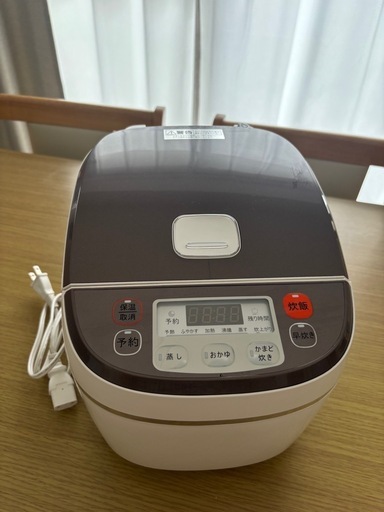 炊飯器　2合〜6合