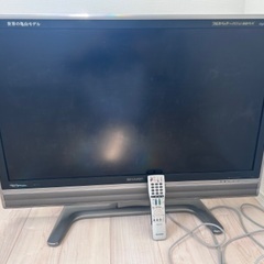 シャープ液晶テレビとリモコン　LC-37EX5