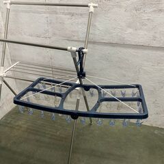 【ジモティ限定特価】 ランドリーパイプ 物干しスタンド 角ハンガー 洗濯 N0428Gの画像