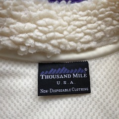 【THOUSAND MILE／サウザンドマイル】ボア・ロングアウター　ホワイトの画像