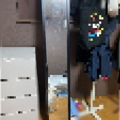 全身鏡黒色