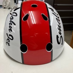 ☆値下げ☆K2411-002 ENJOY RIDE 子供用ハードヘルメット WK-01 スター/レッド 中古美品の画像