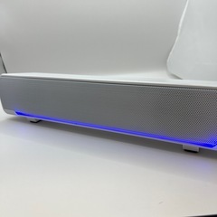 新品　LEDライト付き　PC モニター用スピーカーの画像