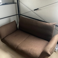 リクライニング　2人掛けソファー