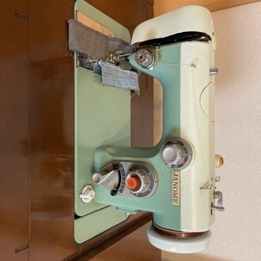 和モダン　蛇目ミシン　折りたたみ式　貴重　使用ok