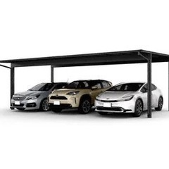 愛媛県　外構工事　カーポート　駐車場　車庫　施工費税込み　お洒落　激安　EXた組の画像