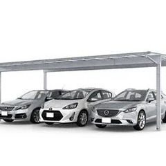愛媛県　外構工事　カーポート　駐車場　車庫　施工費税込み　お洒落　激安　EXた組の画像