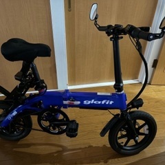 美品 glafit GFR-02 ブルー 電動バイク 電動自転車...