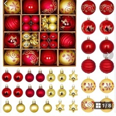 新品未使用品　クリスマスボール　クリスマスオブジェ